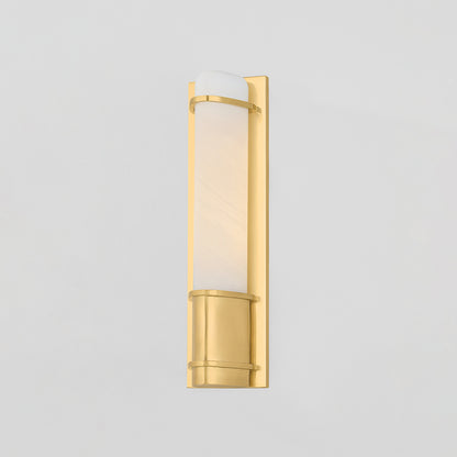 Hudson Valley Tottenville Wall Sconce in Aged Brass, alternate view 2