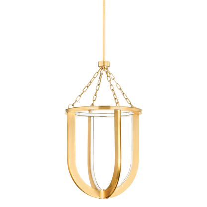Hudson Valley Tournu 16.25" Lantern Aged Brass