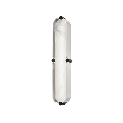 Hudson Valley Tribeca Bath Bracket Burnished Nickel, Black Combo