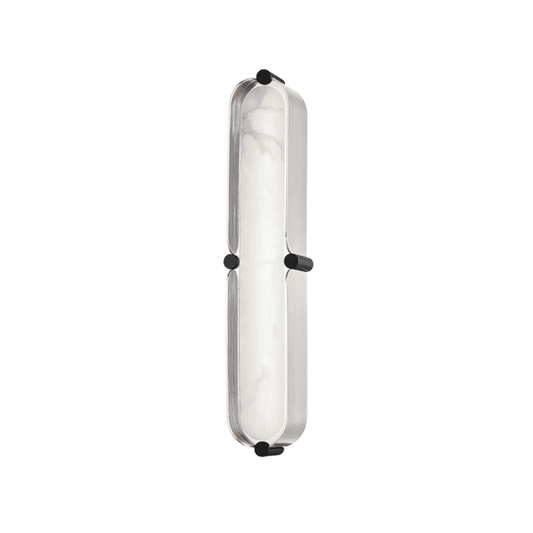 Hudson Valley Tribeca Bath Bracket Burnished Nickel, Black Combo