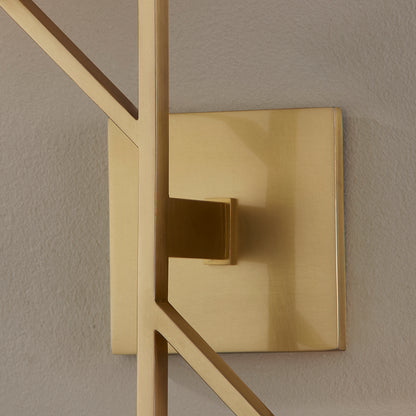 Hudson Valley Tring Wall Sconce Aged Brass detail view 2