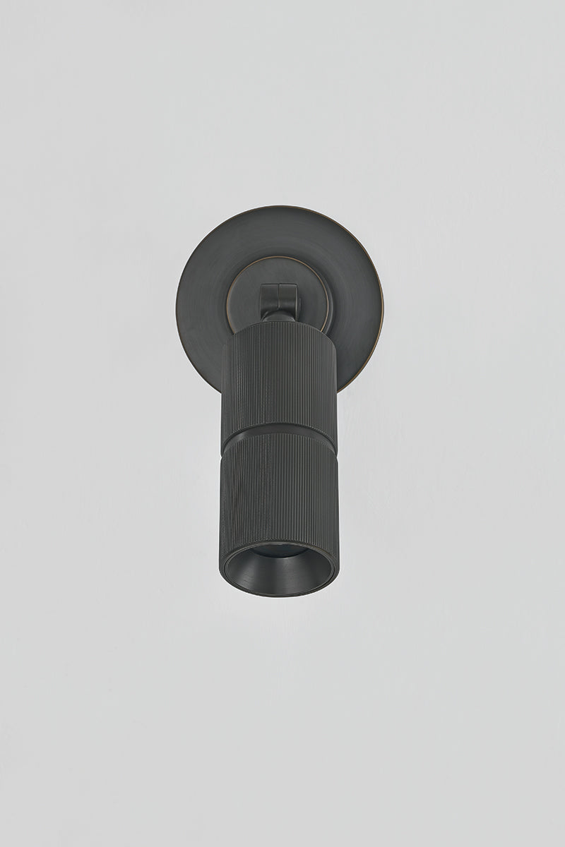 Hudson Valley Truett Wall Sconce in Distressed Bronze, room setting 1