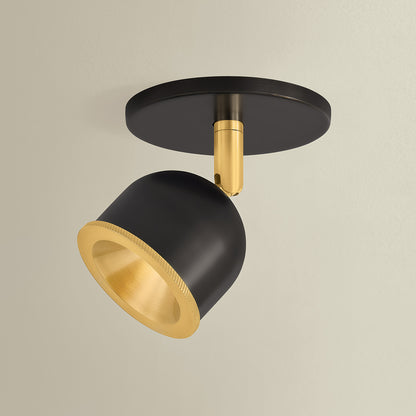 Hudson Valley Tuthill Flush Mount in Aged Brass, alternate view 4