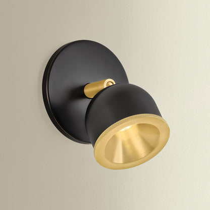 Hudson Valley Tuthill Flush Mount in Aged Brass / Distressed Bronze, alternate view 3