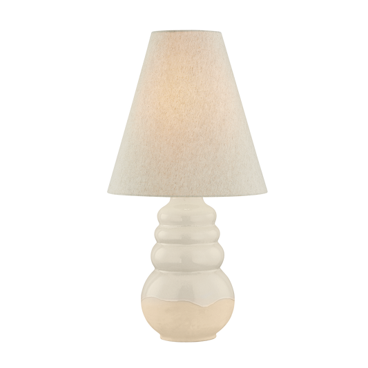 Hudson Valley Tybee Table Lamp Aged Brass / Ceramic Elemental White
