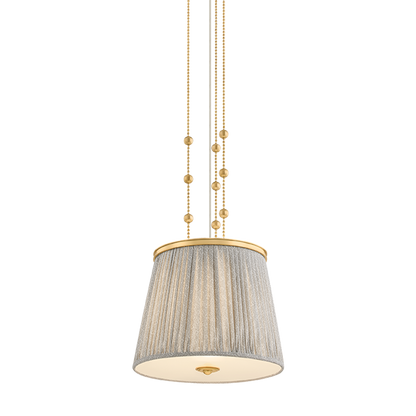 Hudson Valley Valeria Pendant Aged Brass