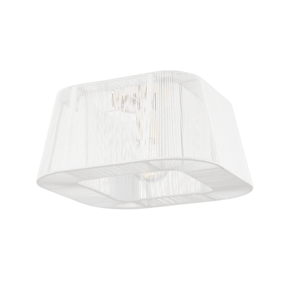 Hudson Valley Verona Beach Flush Mount Aged Brass
