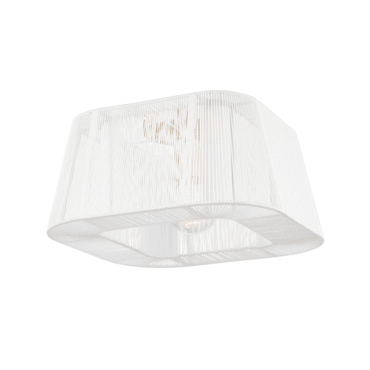 Hudson Valley Verona Beach Flush Mount Aged Brass