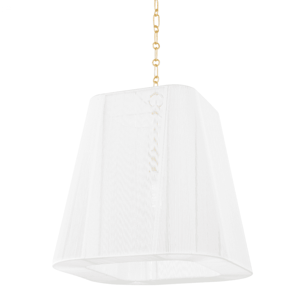 Hudson Valley Verona Beach Large Pendant Aged Brass