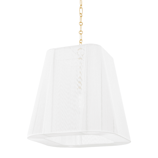 Hudson Valley Verona Beach Large Pendant Aged Brass