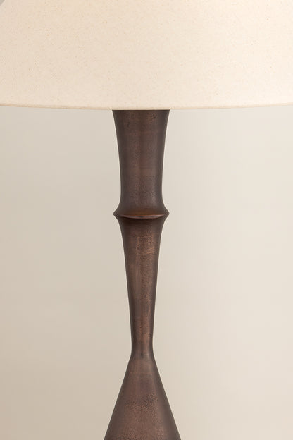Hudson Valley Viewmont Table Lamp in Bronze, room setting 3