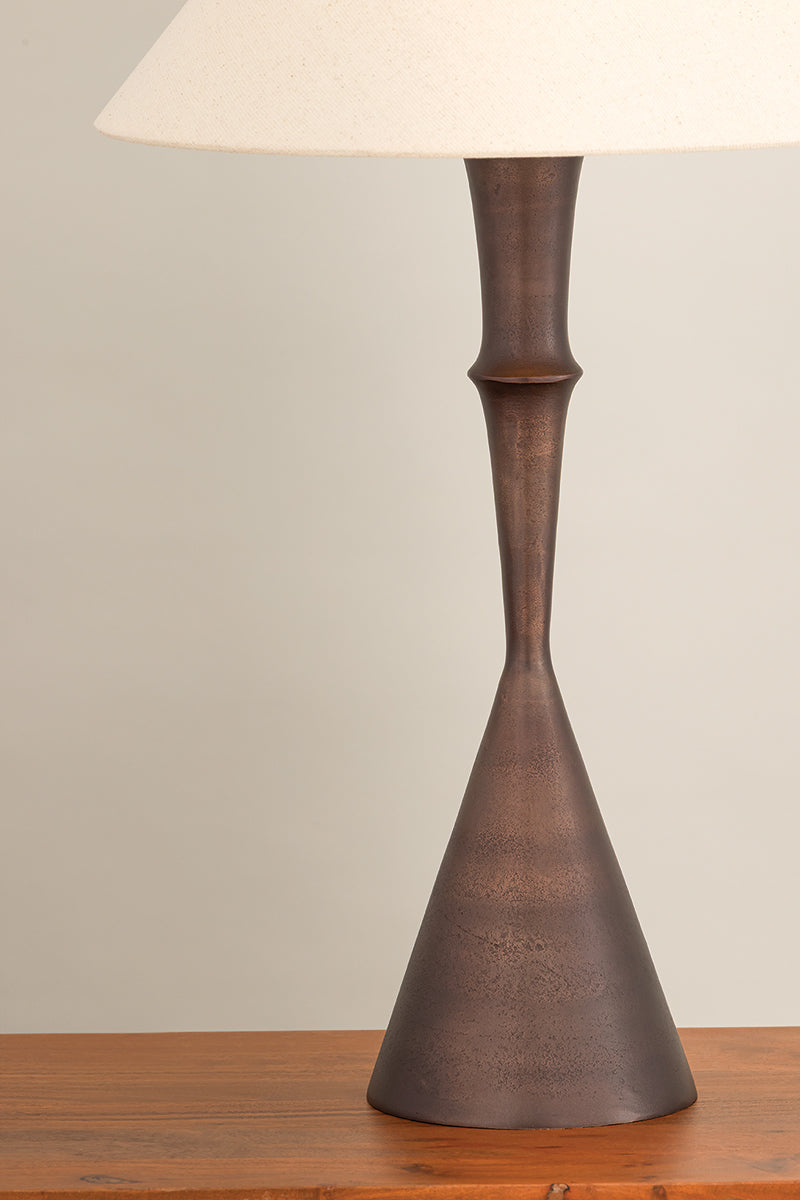 Hudson Valley Viewmont Table Lamp in Bronze, room setting 6