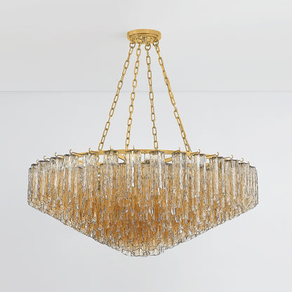 Hudson Valley Watertown 21-Light Chandelier in Aged Brass, alternate view 1