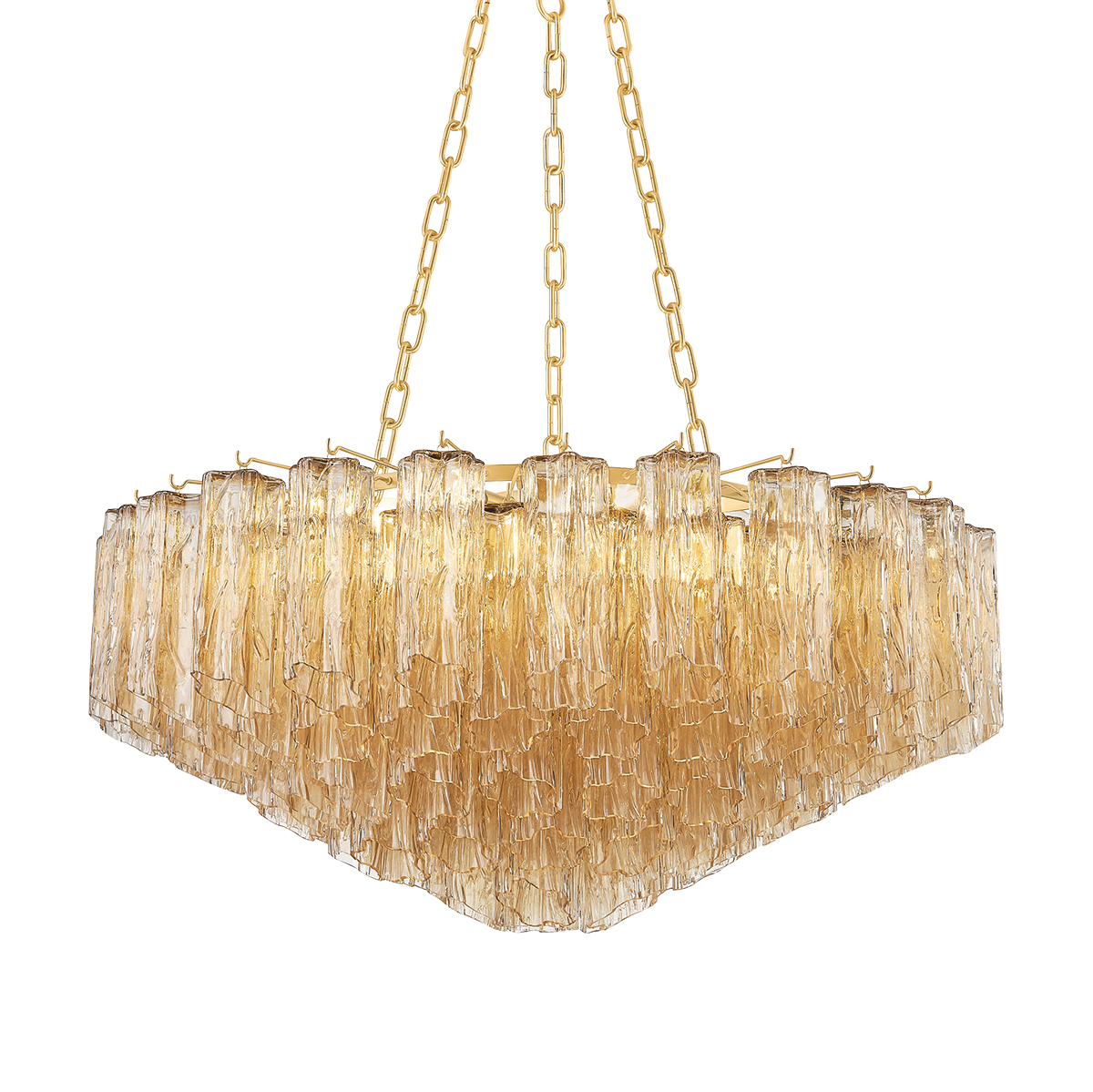 Hudson Valley Watertown 9-Light Chandelier Aged Brass