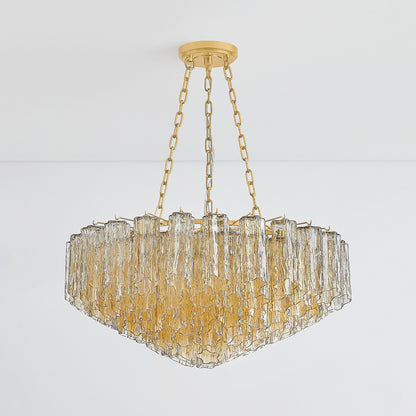 Hudson Valley Watertown 9-Light Chandelier in Aged Brass, alternate view 1