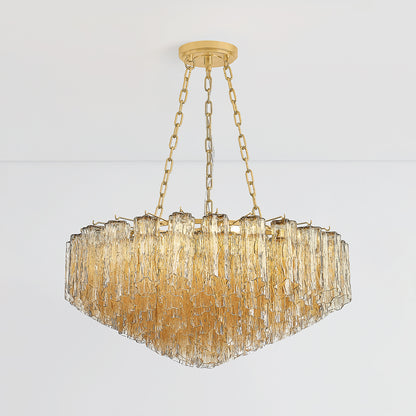 Hudson Valley Watertown 9-Light Chandelier in Aged Brass, alternate view 2