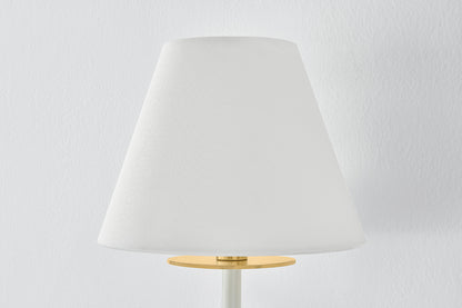 Hudson Valley Wedgewood 2-Light Wall Sconce in Aged Brass / Off White, room setting 2