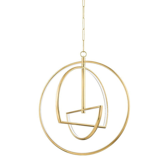 Hudson Valley Welland Chandelier Aged Brass