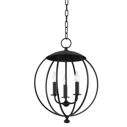 Hudson Valley Wesley Pendant Black