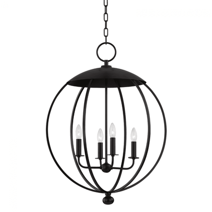 Hudson Valley Wesley Pendant Black