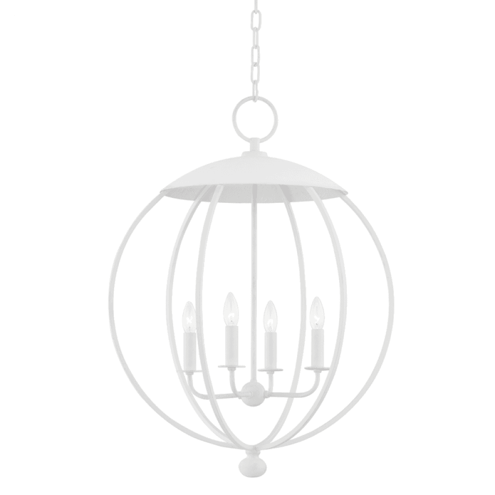 Hudson Valley Wesley Pendant White