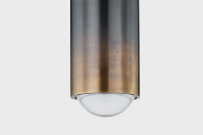 Hudson Valley Whately Flush Mount in Gradient Brass, room setting 2