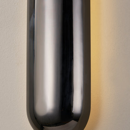 Hudson Valley Wheeler Wall Sconce Black Nickel detail view 2