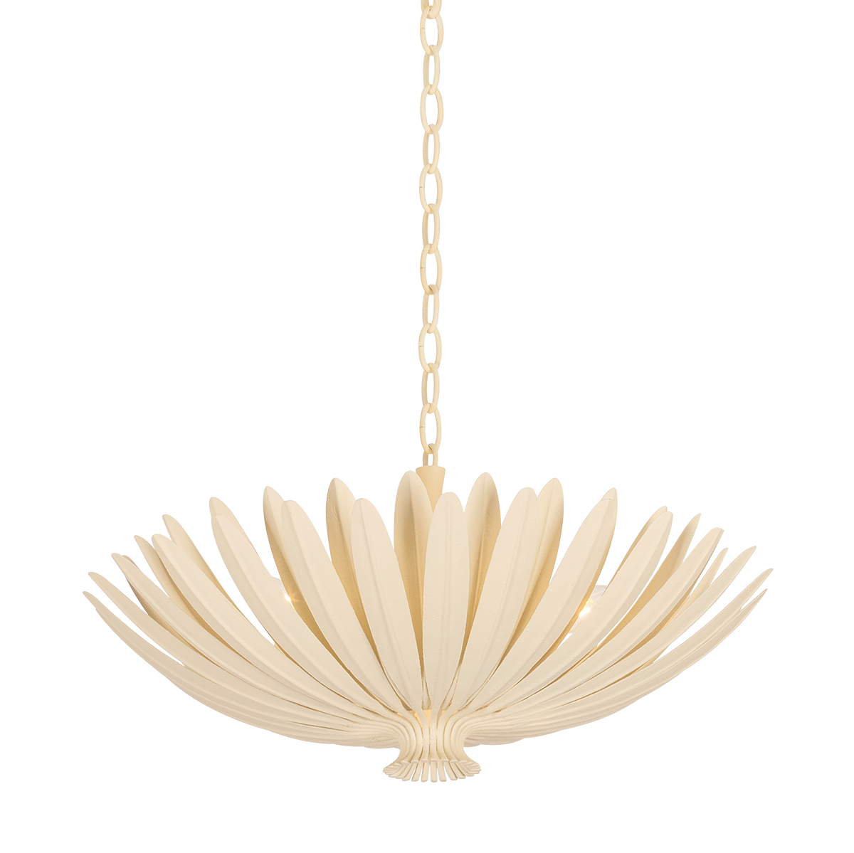 Hudson Valley Whitfield 4-Light Chandelier Cream Plaster