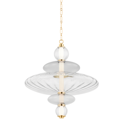 Hudson Valley Williams 24.75" Pendant Aged Brass