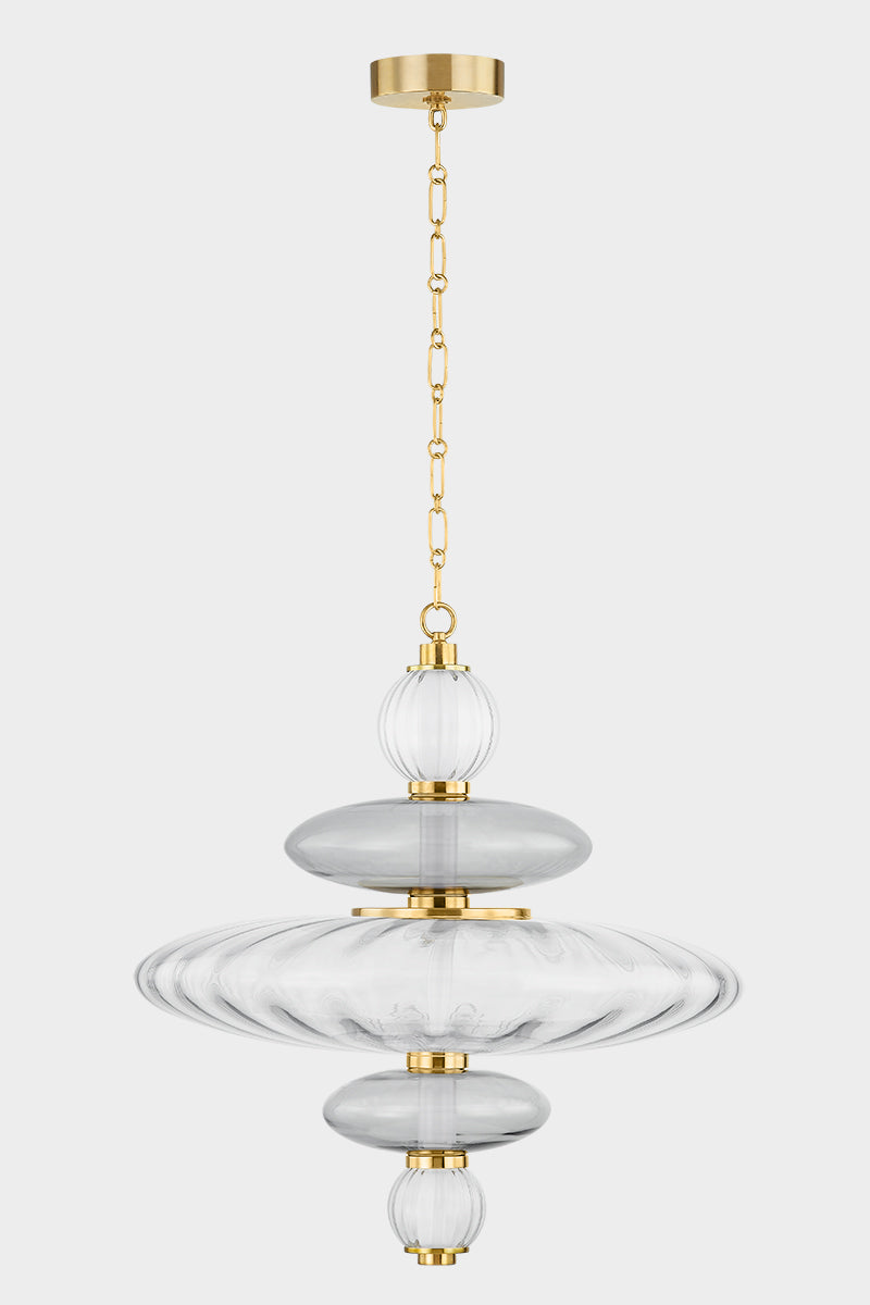 Hudson Valley Williams 24.75" Pendant Aged Brass detail view 3