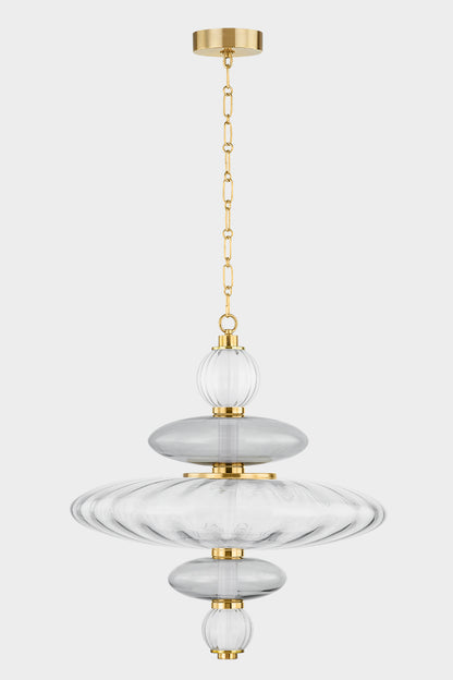 Hudson Valley Williams 24.75" Pendant Aged Brass detail view 3