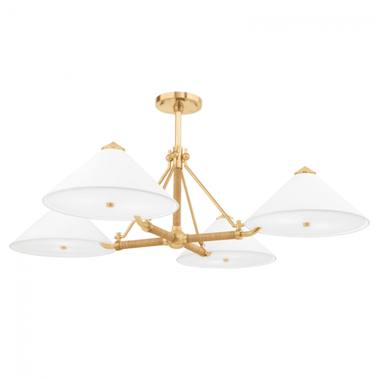 Hudson Valley Williamsburg Chandelier Aged Brass
