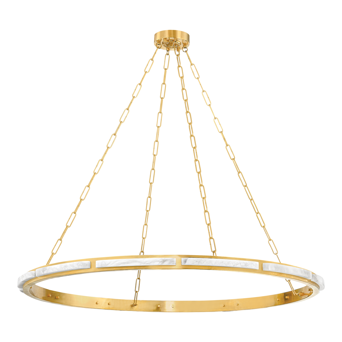 Hudson Valley Wingate 48" Chandelier Aged Brass