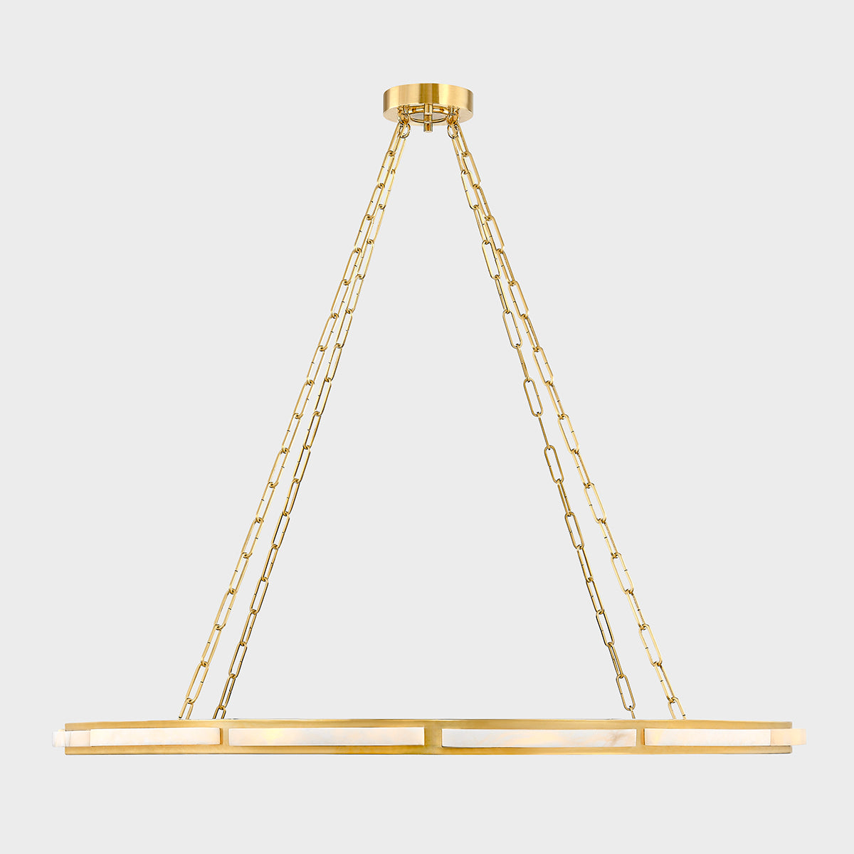 Hudson Valley Wingate 48" Chandelier Aged Brass detail view 2