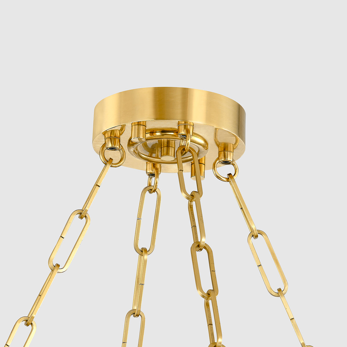 Hudson Valley Wingate 48" Chandelier Aged Brass detail view 3
