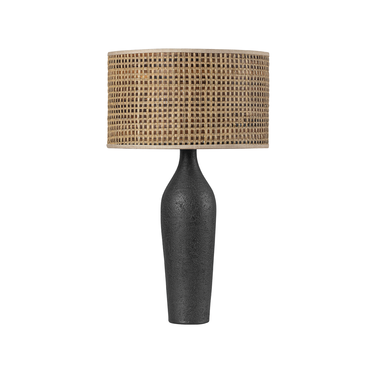 Hudson Valley Wingdale Table Lamp Aged Brass/Ceramic Black Ash