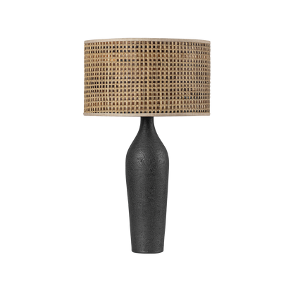 Hudson Valley Wingdale Table Lamp Aged Brass/Ceramic Black Ash