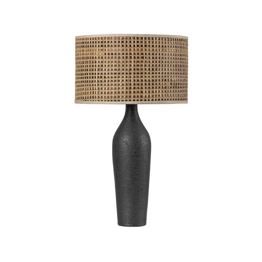 Hudson Valley Wingdale Table Lamp Aged Brass/Ceramic Black Ash