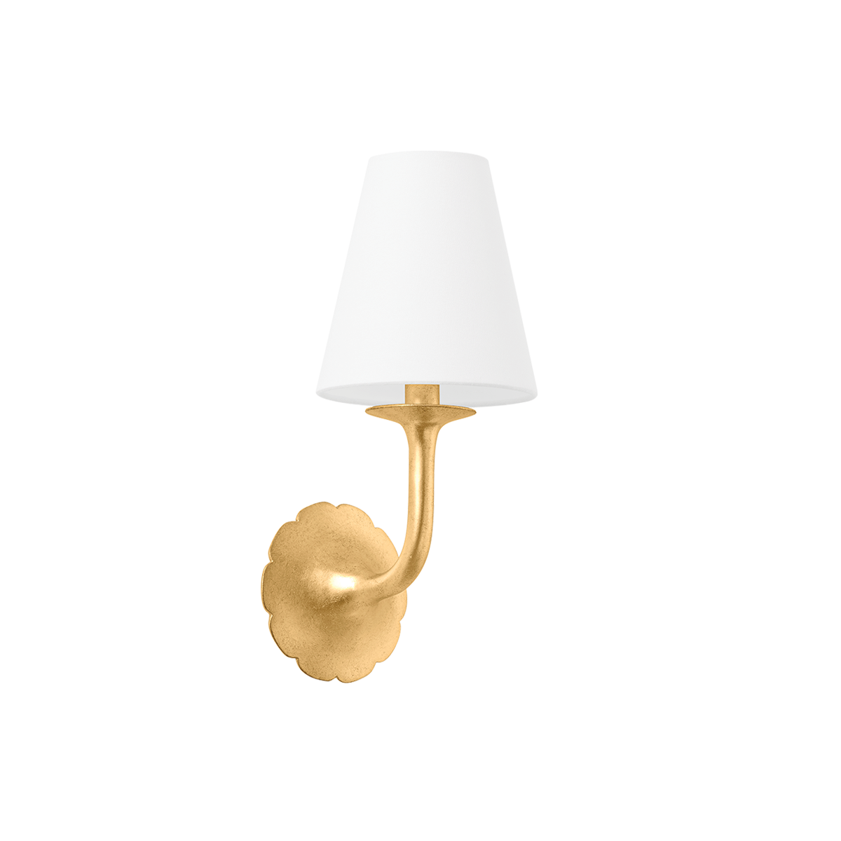 Hudson Valley Winnipeg Wall Sconce Vintage Gold Leaf