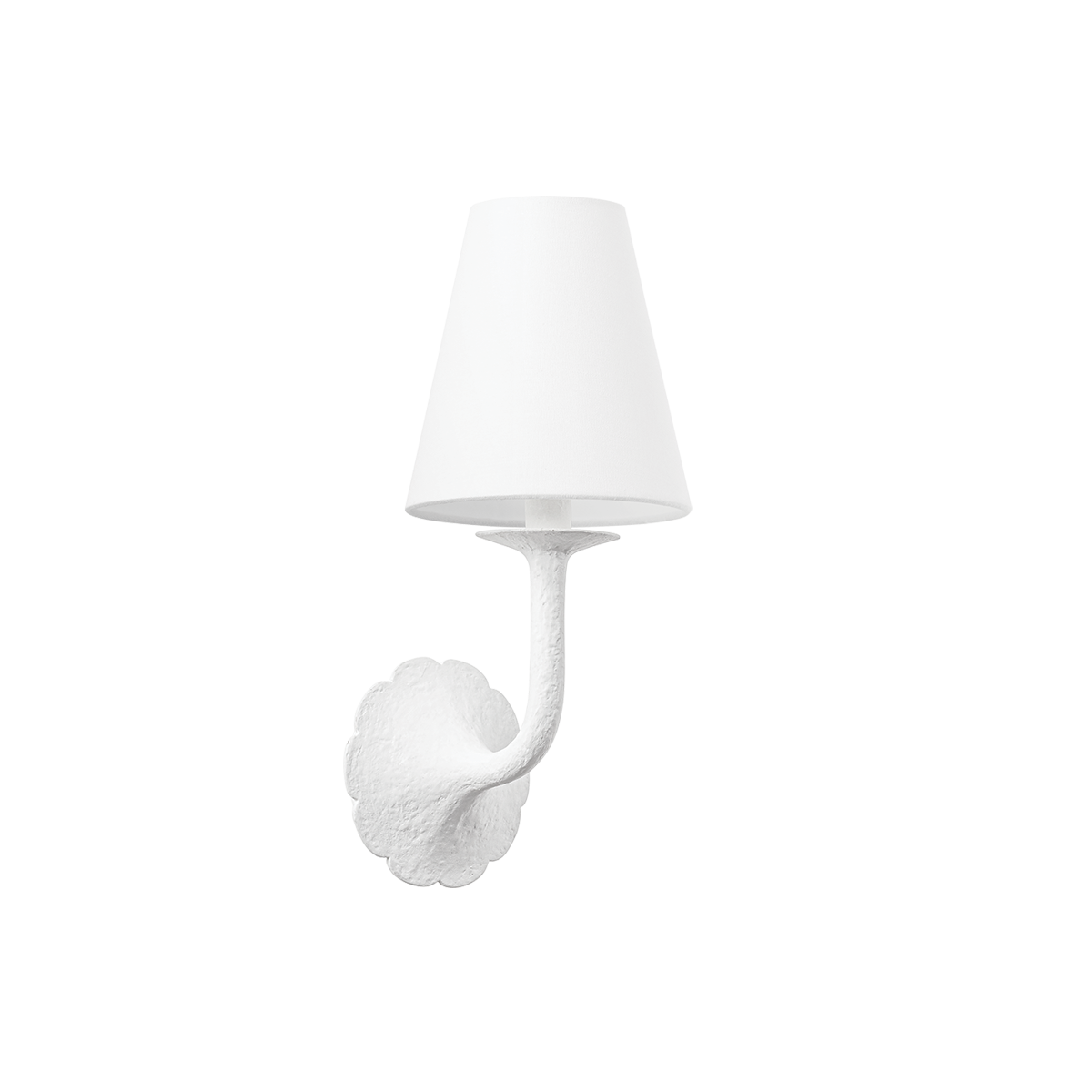 Hudson Valley Winnipeg Wall Sconce White Plaster