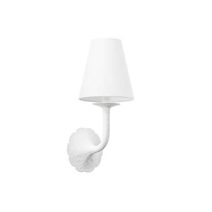 Hudson Valley Winnipeg Wall Sconce White Plaster
