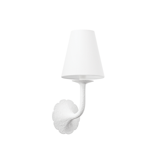 Hudson Valley Winnipeg Wall Sconce White Plaster