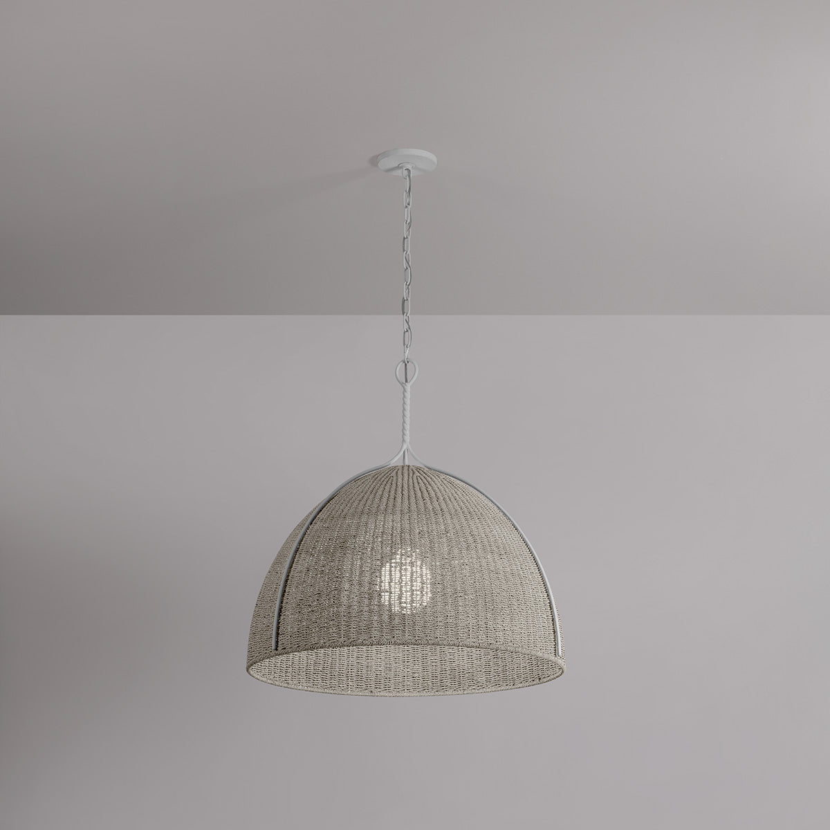 Hudson Valley Woodlawn 28.5" Pendant in Vintage Gold Leaf, alternate view 2