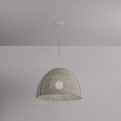 Hudson Valley Woodlawn 28.5" Pendant in Vintage Gold Leaf, alternate view 2