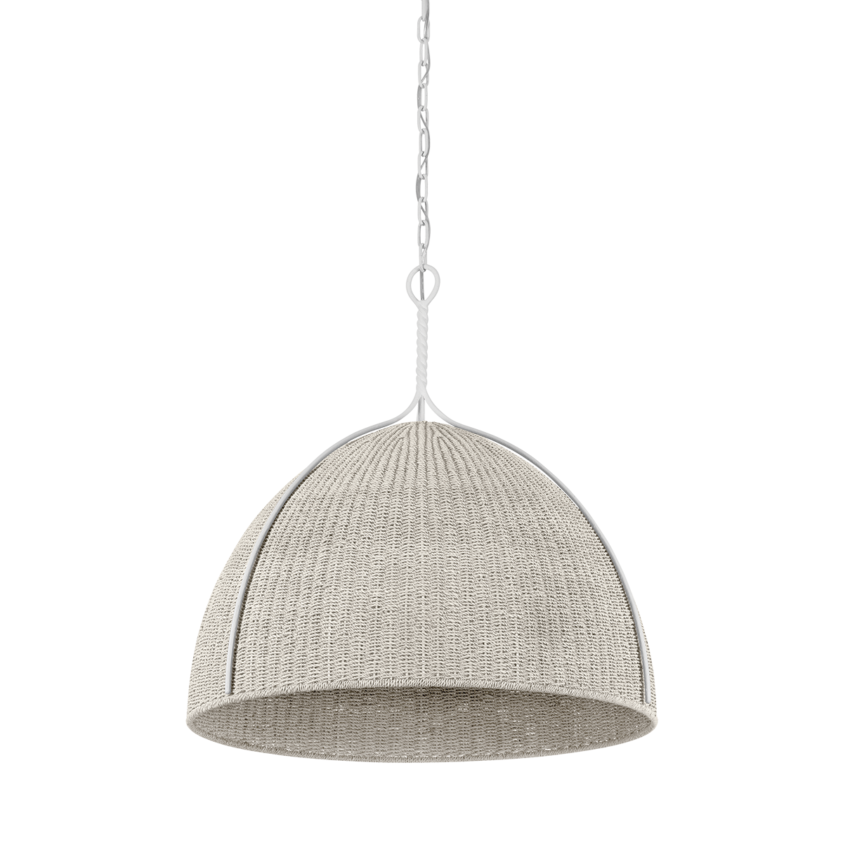 Hudson Valley Woodlawn 28.5" Pendant White Plaster