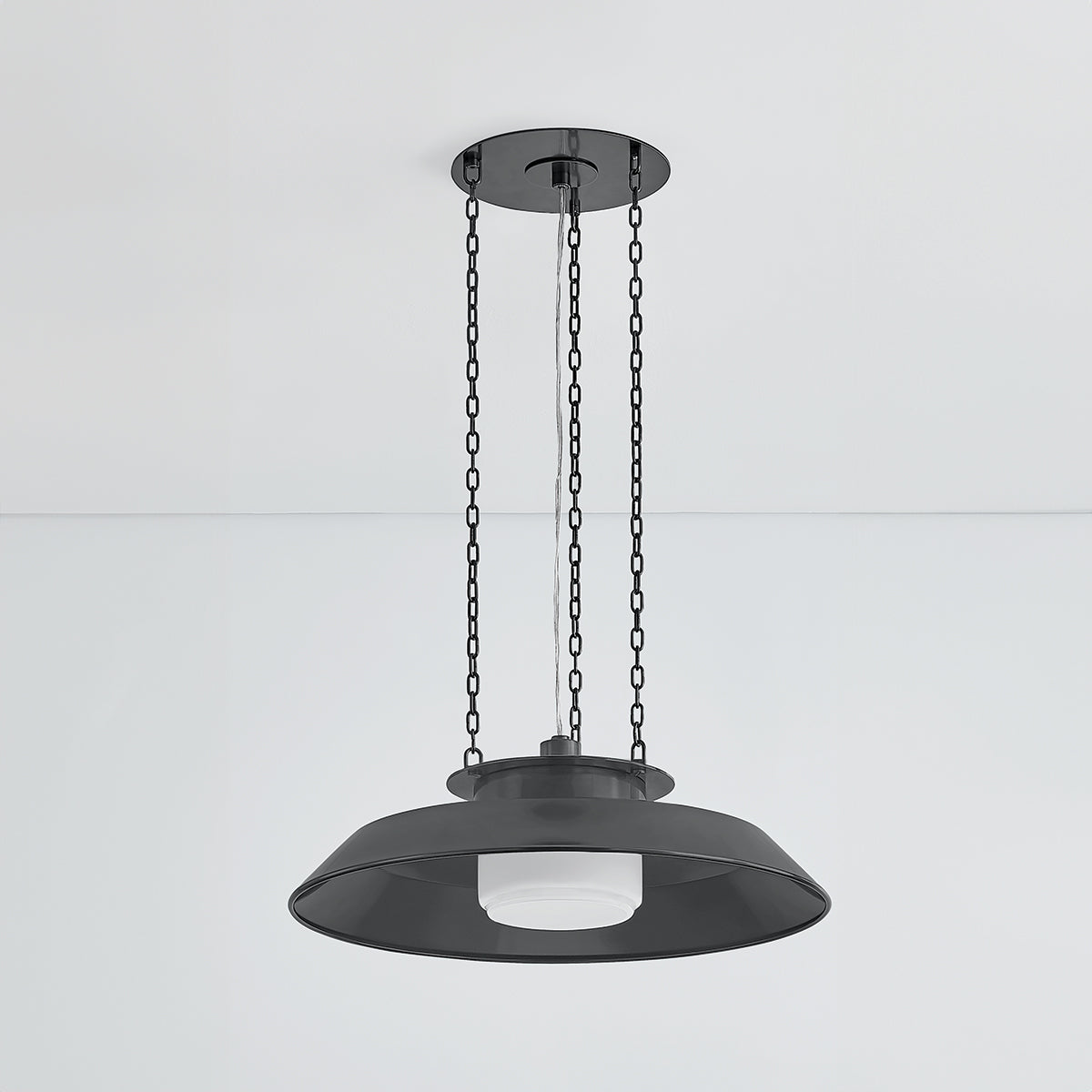 Hudson Valley Woodrow 22" Pendant in Distressed Bronze, alternate view 1