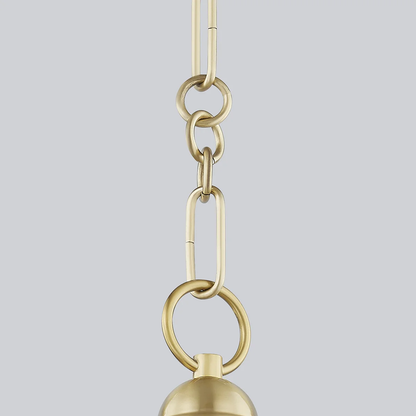 Mitzi by Hudson Valley Lighting Fenimore Pendant Aged Brass