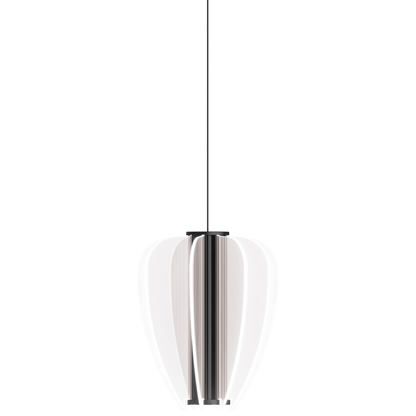 Visual Comfort Modern Mini Nyra Pendant Black, Nightshade Black