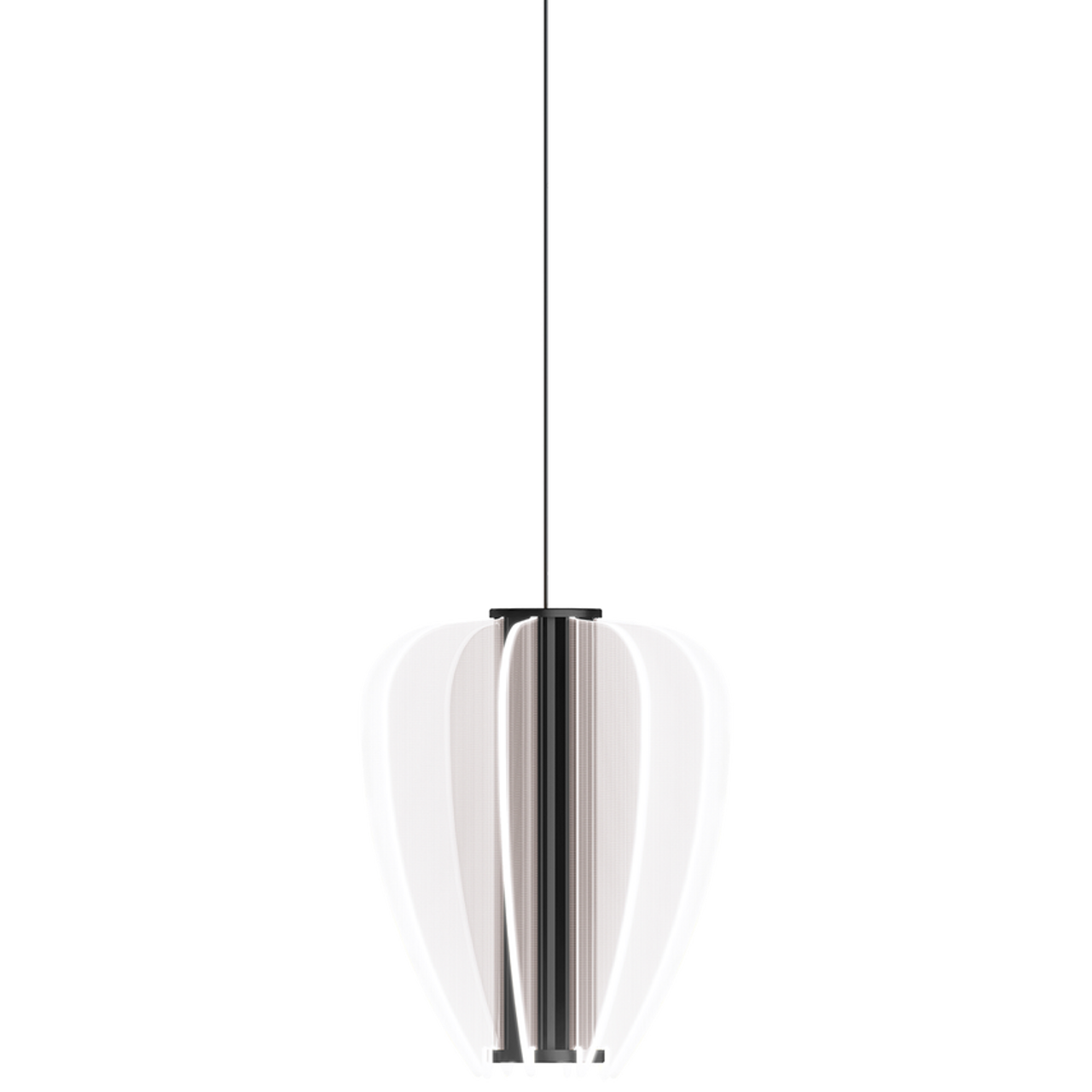 Visual Comfort Modern Mini Nyra Pendant Black, Nightshade Black