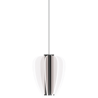 Visual Comfort Modern Mini Nyra Pendant Black, Nightshade Black